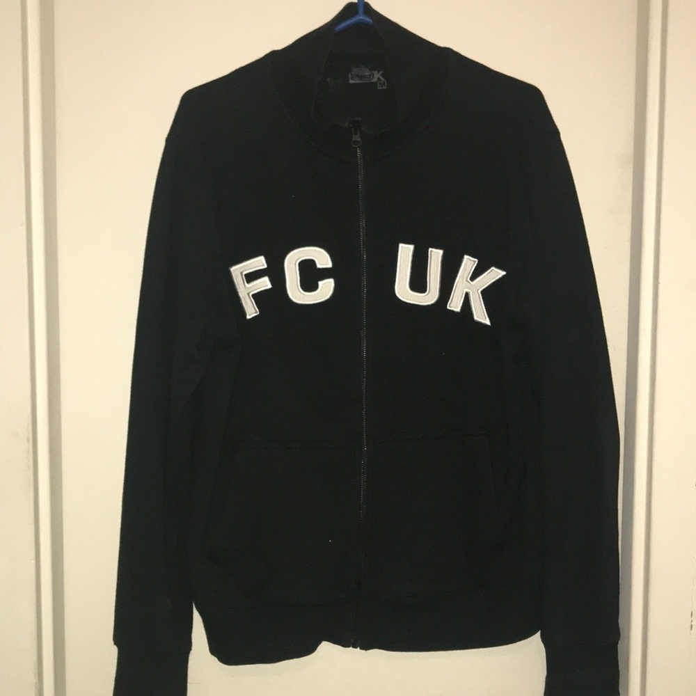 👕 Fcuk Black Zipper Jacket